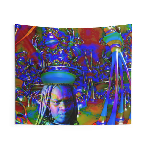 Magical and Colorful Magic Hat Tapestry