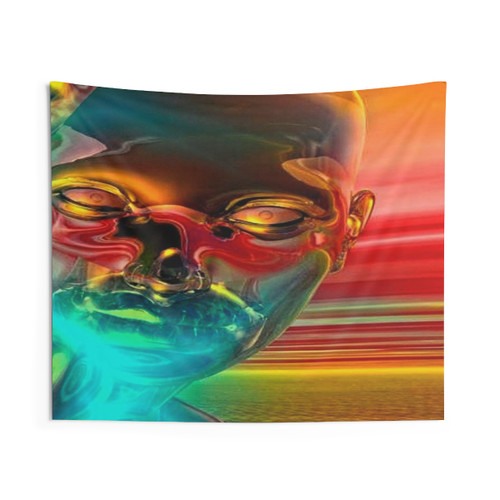 Alien Sci-Fi Soul Hunter Tapestry