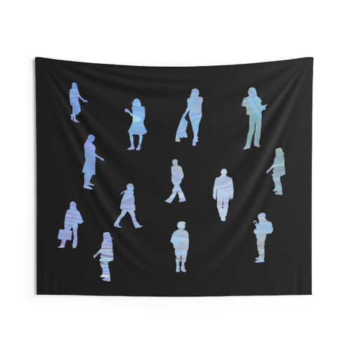 Colorful Abstract Isolation COVID-19 Tapestry