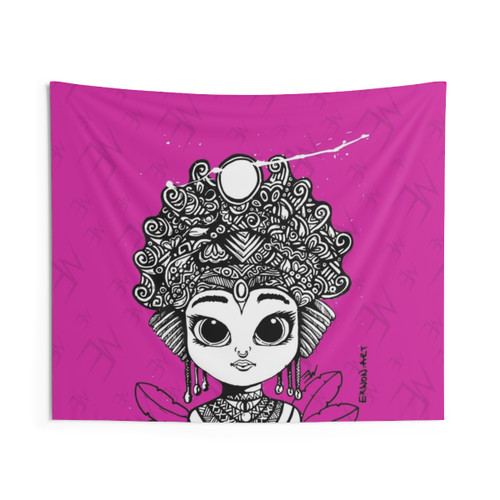 Oloori Moremi Pink Tapestry - Boho Home Decor