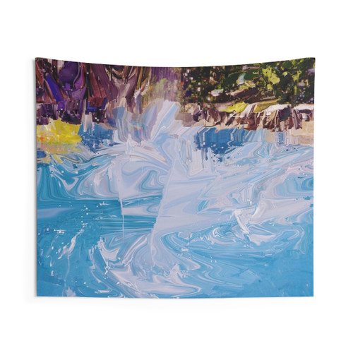 Abstract Splash 4 Tapestry Wall Hanging