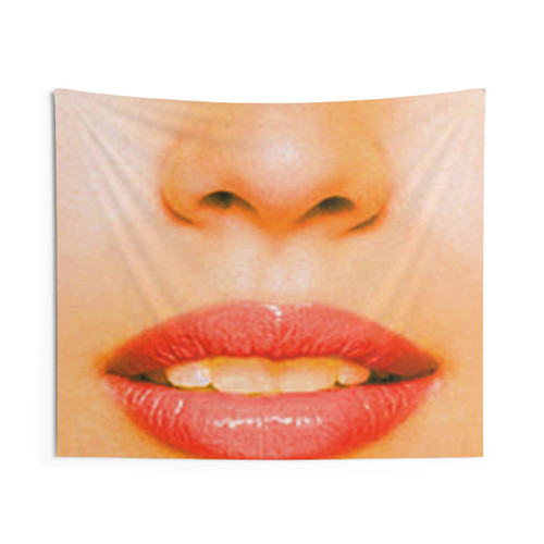 Surreal Nose and Mouth Tapestry Wall Art