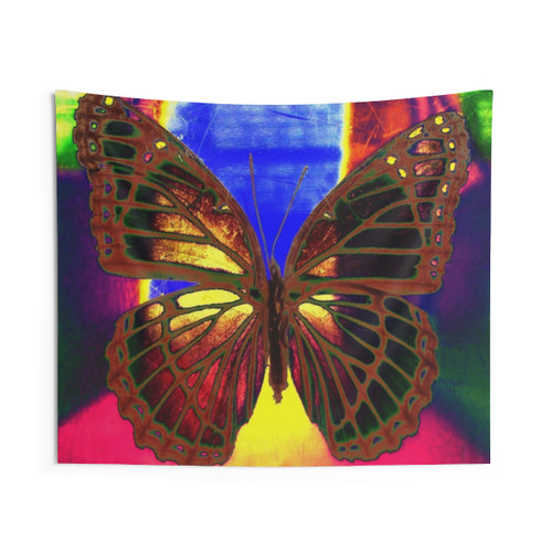 Colorful Butterfly Tapestry Wall Art