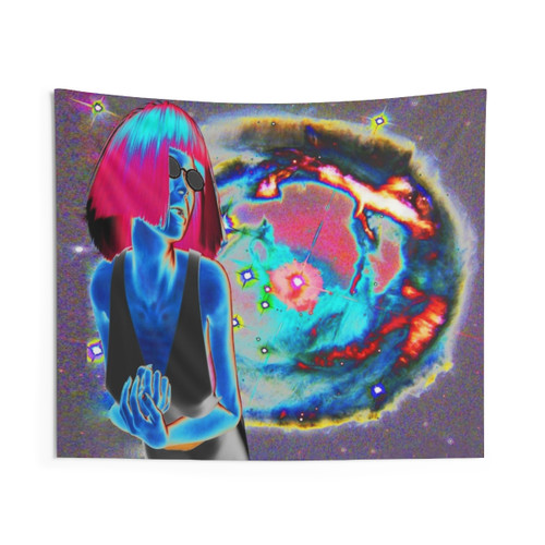 Psychedelic Cosmic Wonder Tapestry