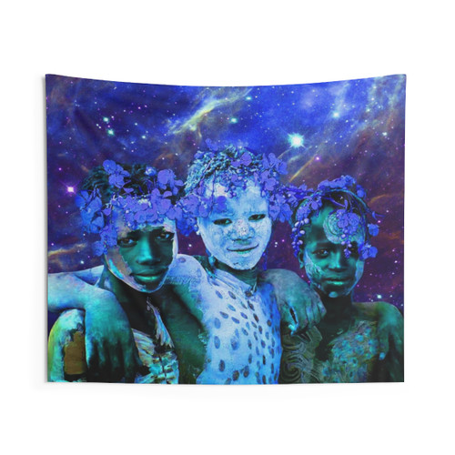 African Star Brothers Tapestry