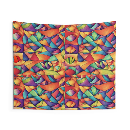 Psychedelic Ocean Tapestry - Trippy Wall Hanging