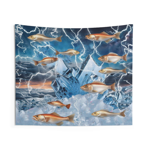 Lightning Fish Tapestry - Unique Boho Home Decor
