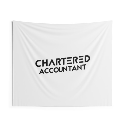 Chartered Accountant Typography Gift Tapestry