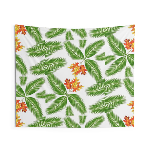 Cute palm leaves tapestry wall decor