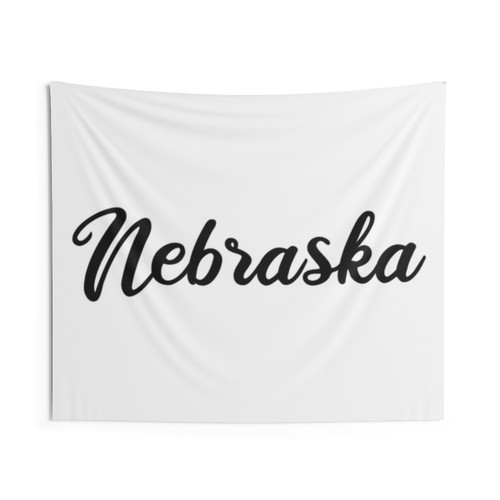 Nebraska US State Planner Stickers Tapestry