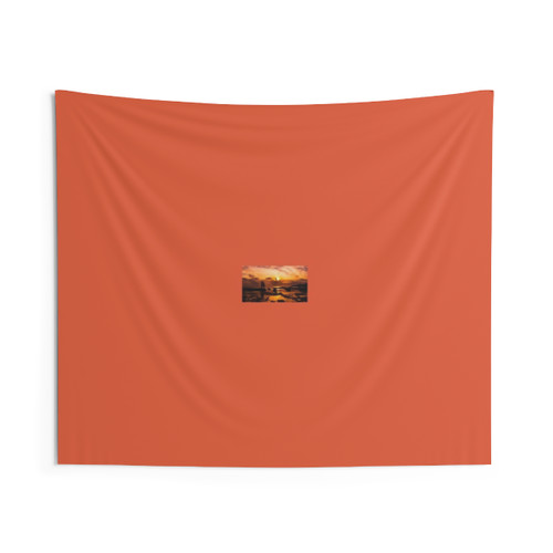 Couple and Sunset Tapestry