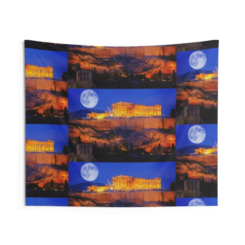 Famous Places Tapestry Featuring Ancient Ruins