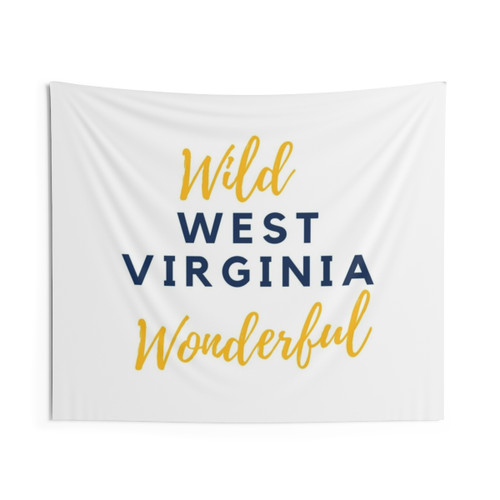 West Virginia Pride Tapestry - Wild Wonderful WV Home Decor