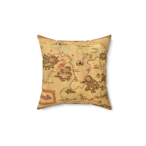 Narnia Map Decorative Throw Pillow