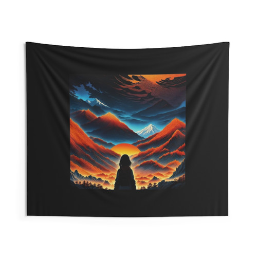 Dreaming of Distant Places Surreal Landscape Tapestry
