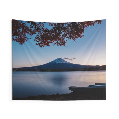 Autumn Mount Fuji Travel Tapestry