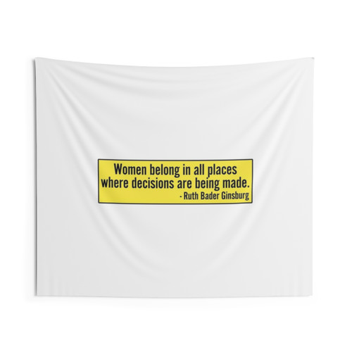 Women's Empowerment Ruth Bader Ginsburg Tapestry