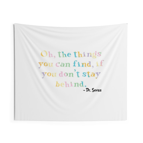 Places You'll Go Tapestry - Inspirational Graduation Gift