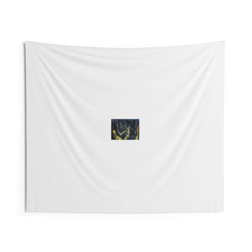 Bent places tapestry wall hanging