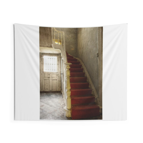 Bride's Mansion Urbex Tapestry - Fine Art Tapestry Depicting Abandoned Urban Exploration