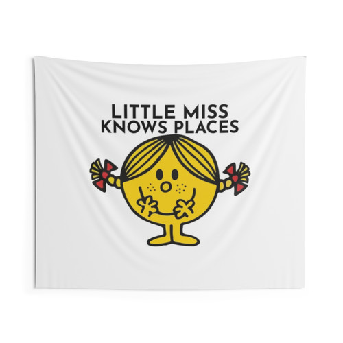 1989 Little Miss Knows Places Tapestry
