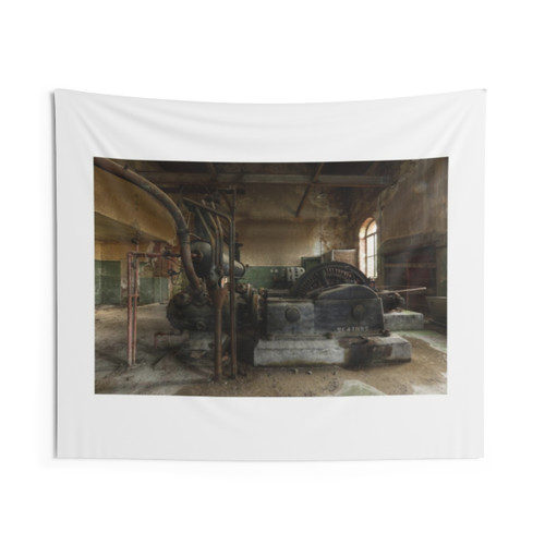 Electric Warrior Urban Exploration Tapestry