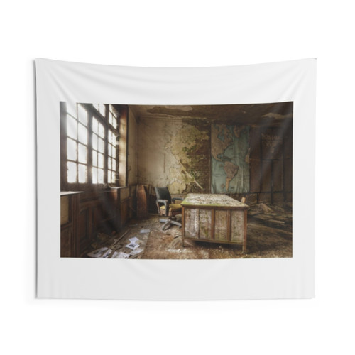 Abandoned Carpet Factory Tapestry Wall Art