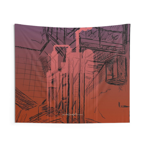 Abandoned Places Urbex Tapestry