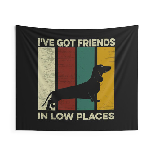 Dachshund Dog Lover Retro Tapestry