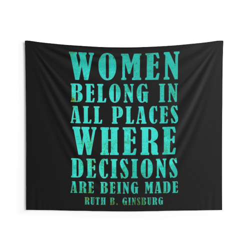 RBG Inspirational Quote Women's Tapestry