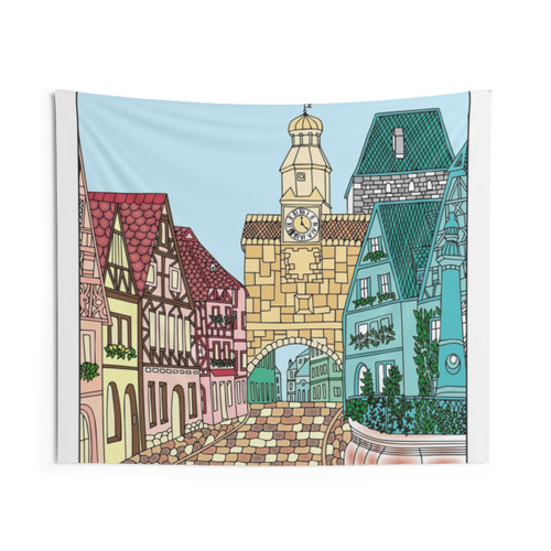 Places 10 Tapestry - Scenic Landscape Wall Hanging