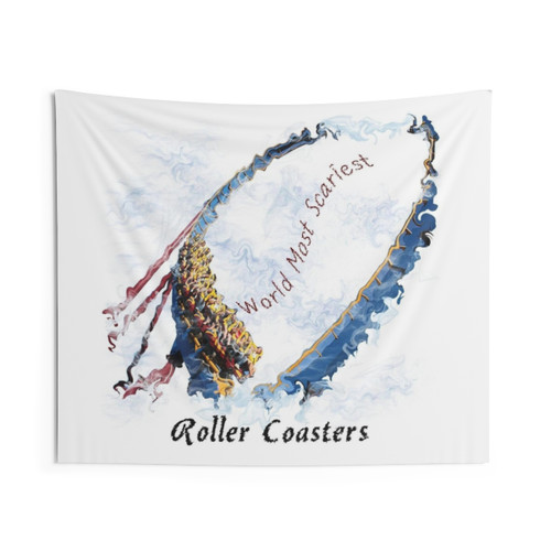 Roller Coaster Tapestry - Scariest Rides on Earth