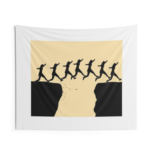 Stretch Time Abandoned Tapestry Wall Art