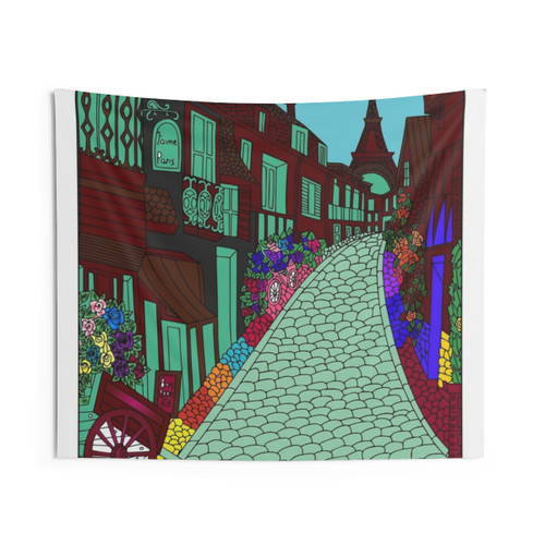 Places 09 Tapestry featuring scenic landscapes and locations