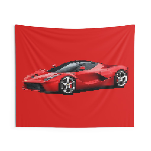 Ferrari LaFerrari Pixelated Tapestry