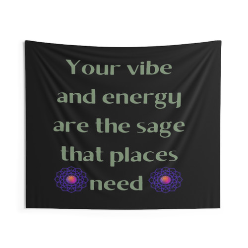 Sage Meditation Tapestry for Uplifting Spaces