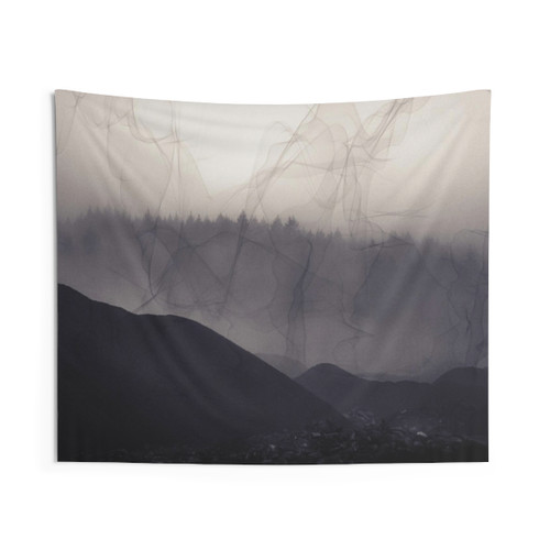 Thin Places Tapestry - Mystical Forest Scenery