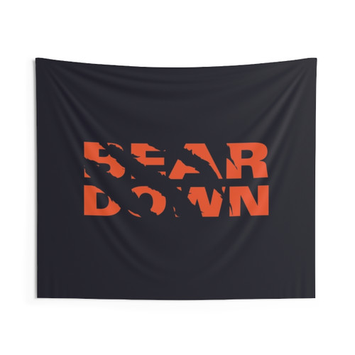 Chicago Bears Claw Tear Tapestry - Bears Fan Decor