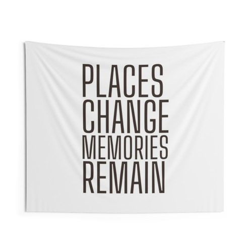 Nostalgic Travel Memories Tapestry