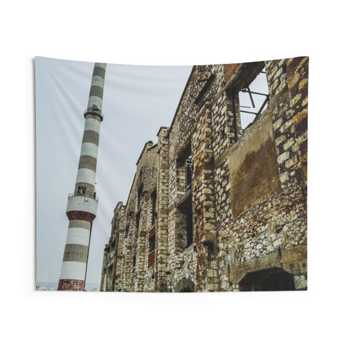 Lost Places Industrial Tapestry