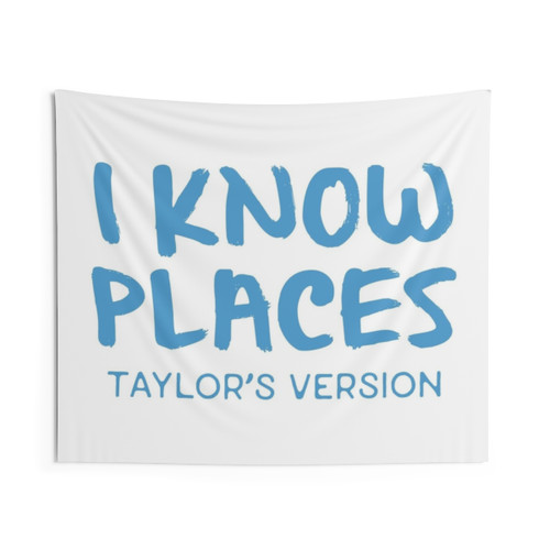 I Know Places 1989 (Taylor's Version) Tapestry