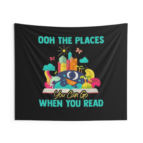 Reading Book Lover Tapestry - Inspiring Decor for Book Enthusiasts