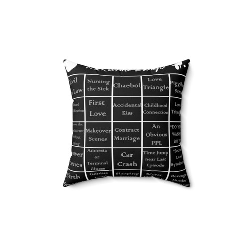 Korean Drama Bingo Pillow - Soft Cozy Decor