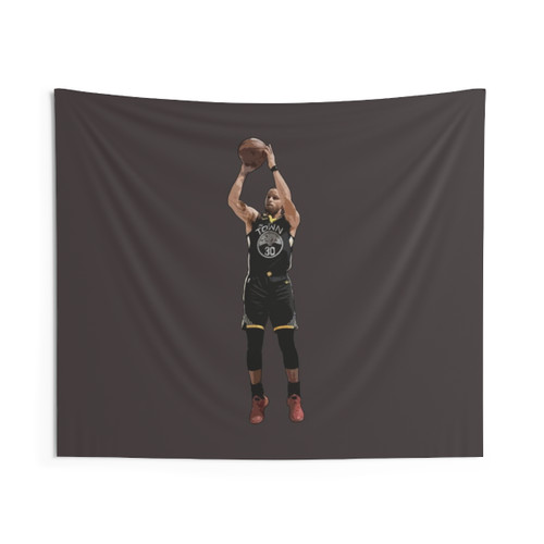 Stephen Curry Basketball Splash Tapestry
