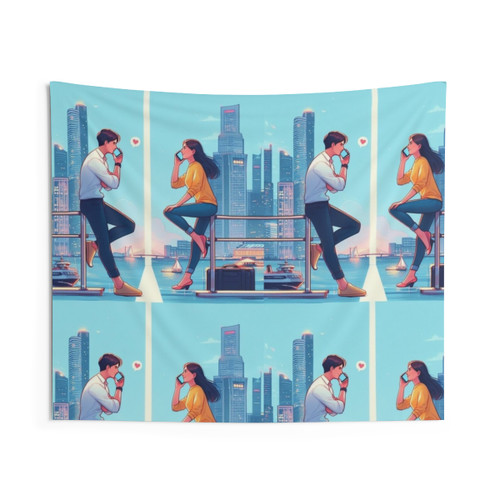 LDR Tapestry - Long Distance Relationship Wall Hanging