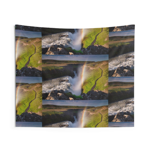 Waterfall Tapestry for Travel Lovers