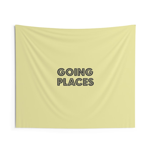 Going Places Motivational Tapestry Wall Hanging