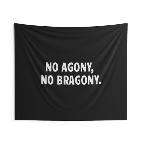 Powerlifting Tapestry with Motivational Saying