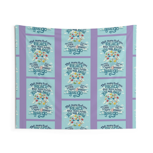 Colorful Go Places Dr. Seuss Tapestry