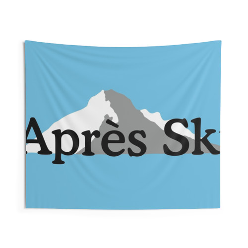 Apres Ski Tapestry with Light Mountain Design